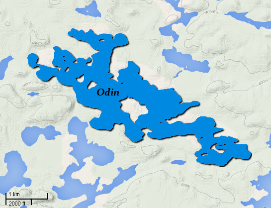 Odin Lake typical outpost lake 2