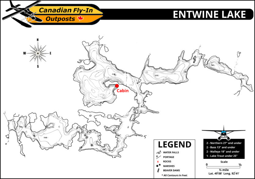 Canadian Fly-In Outposts Entwine Lake Outpost