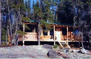 Snowshoe Island Outpost on Snowshoe Lake